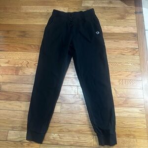 Baleaf Women’s Black Joggers Stretch Elastic Waist Drawstring Pockets Small